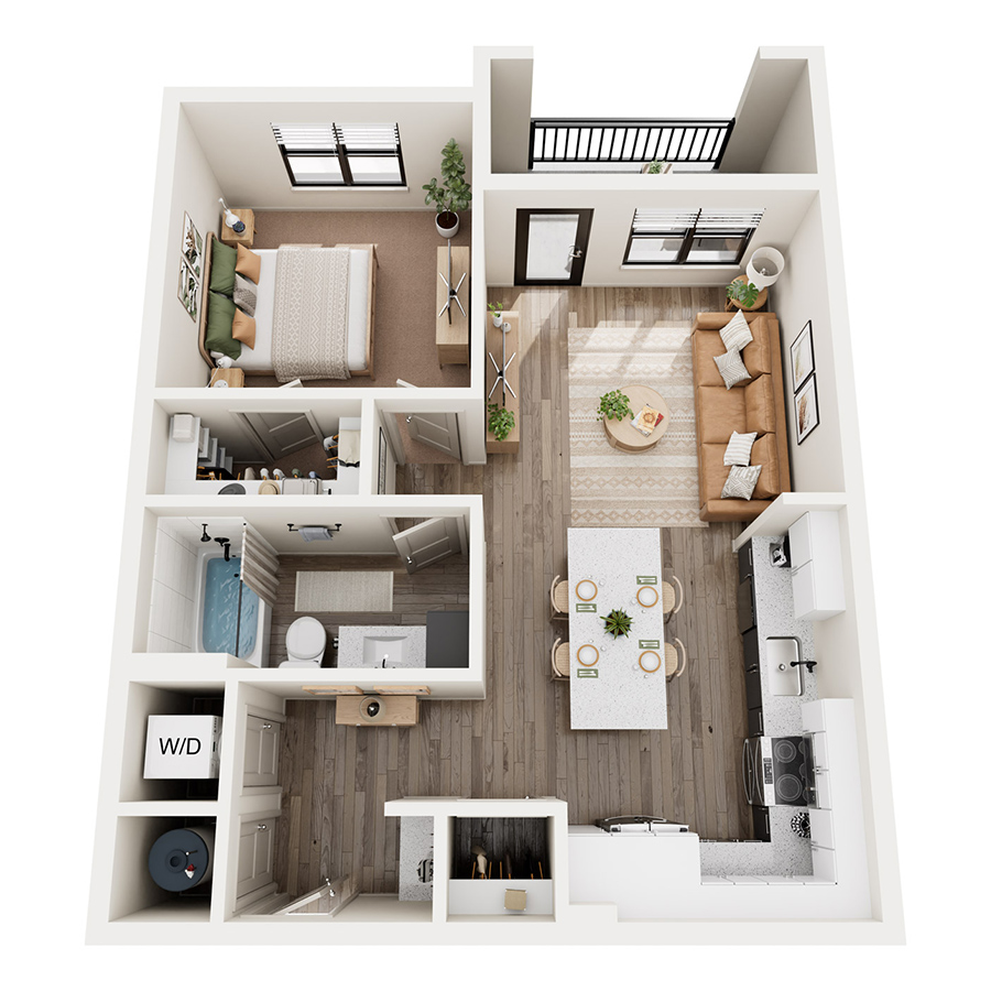 A1 floor plan