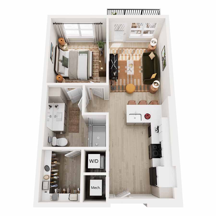 A1-80 floor plan