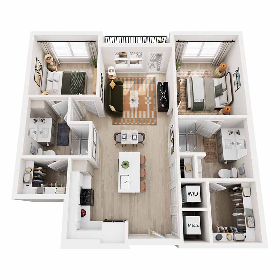 B4A floor plan