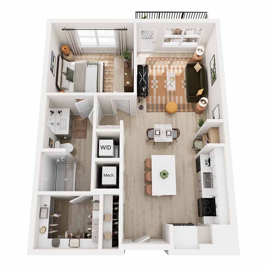 A2 floor plan