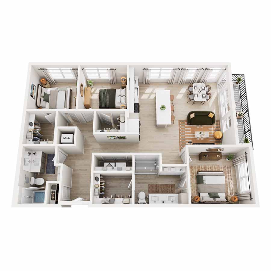 C1 floor plan