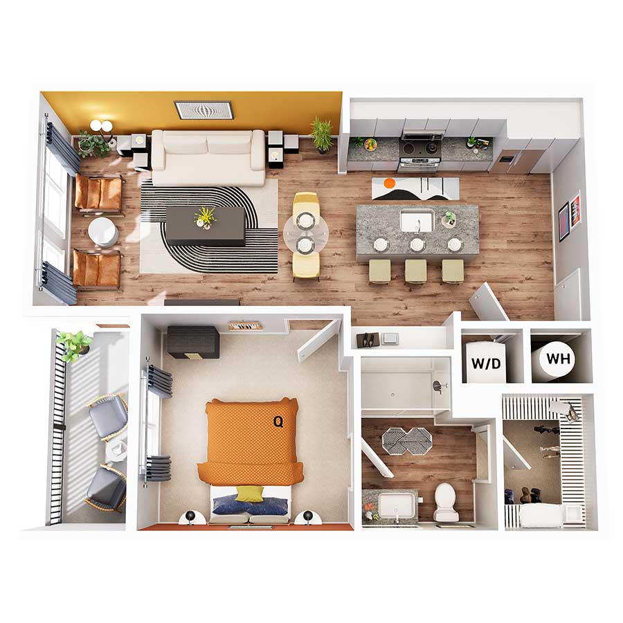 A1 floor plan