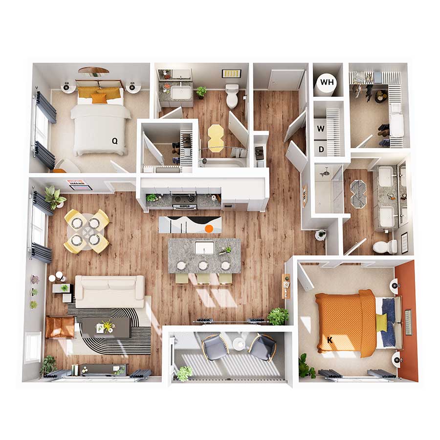 B2 floor plan