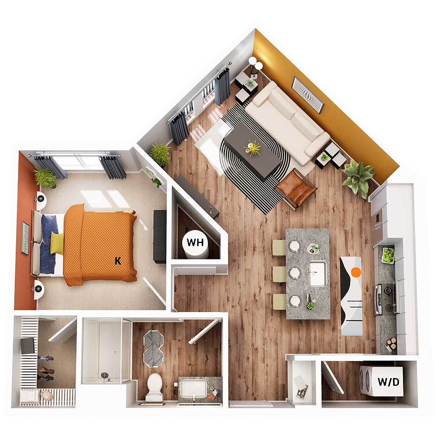 A2 floor plan