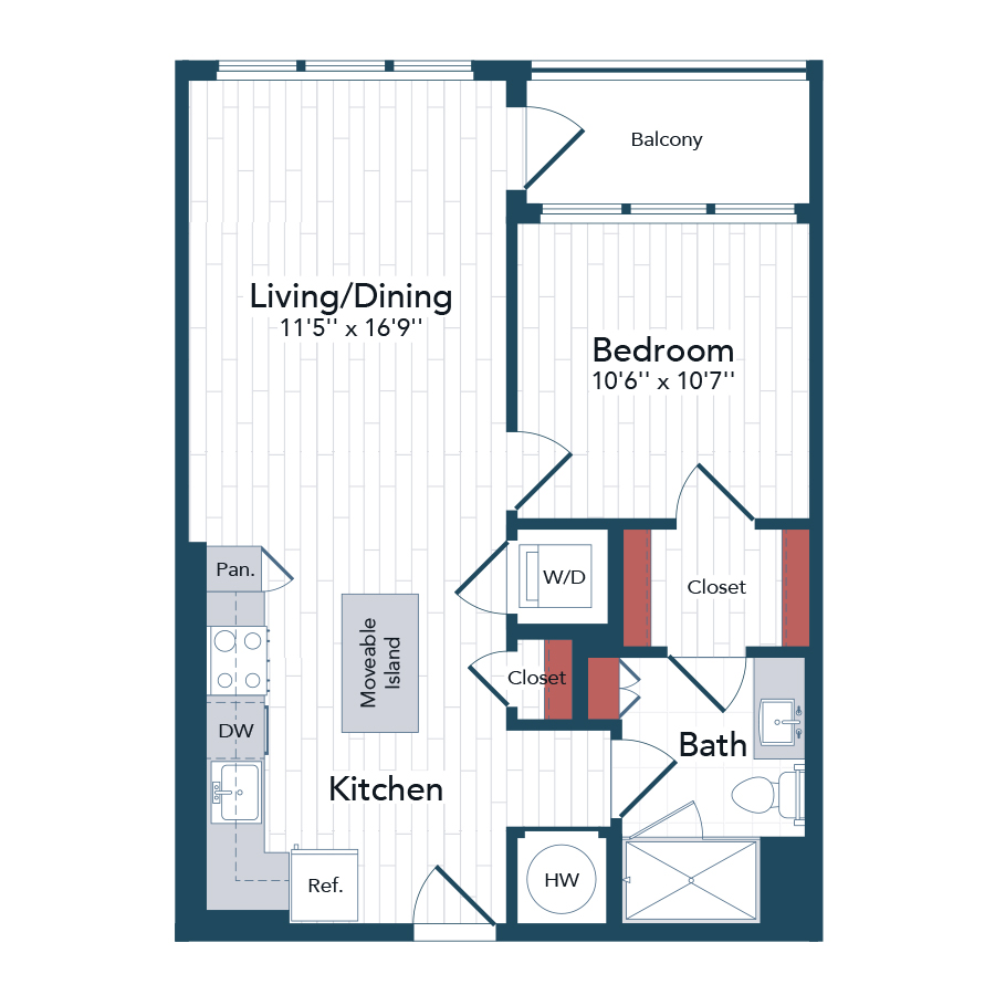 A6 floor plan