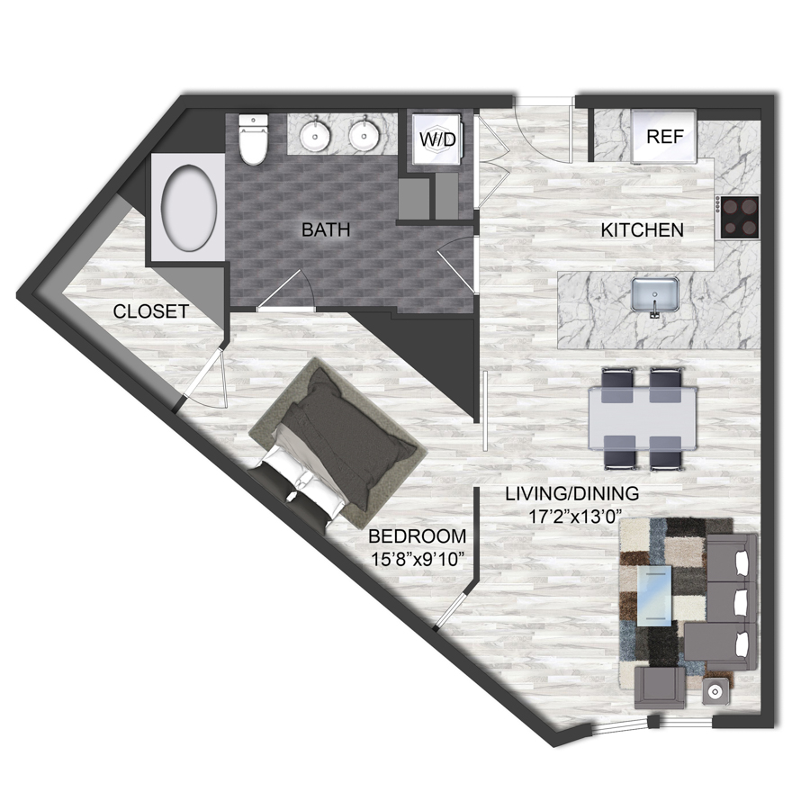 A6 floor plan