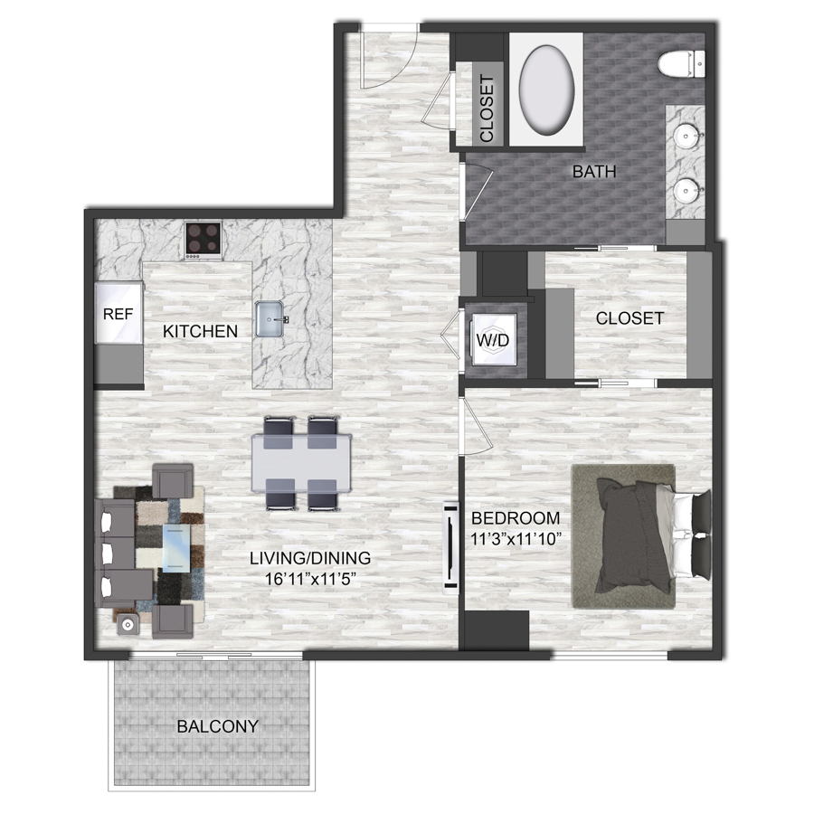 A9 floor plan
