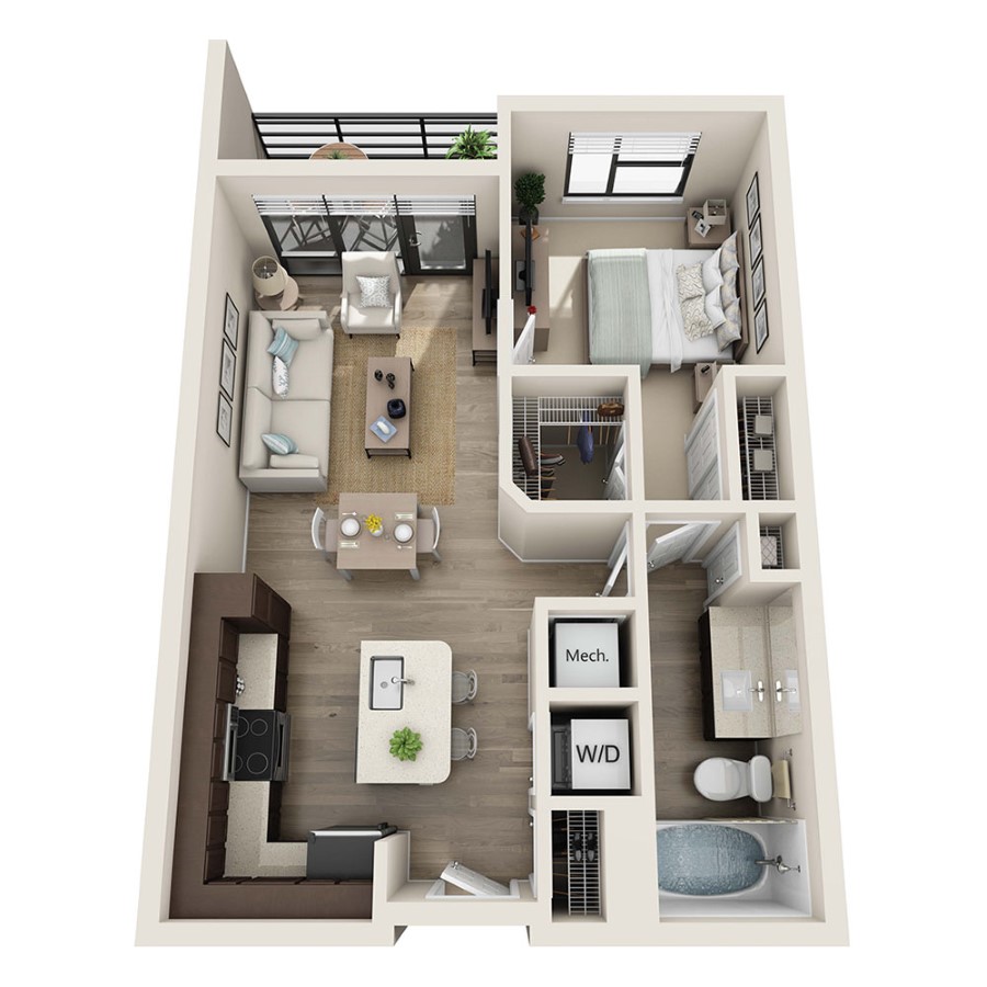 A2 floor plan
