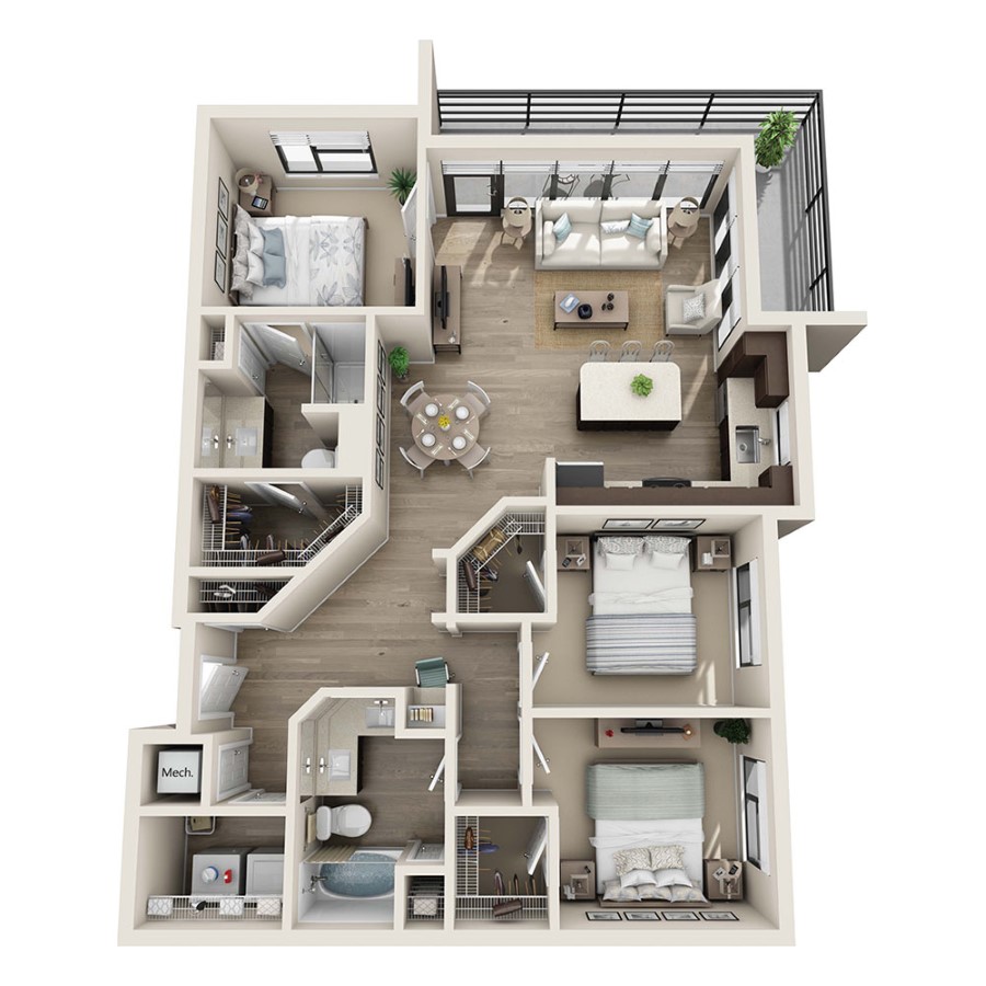 C1 floor plan