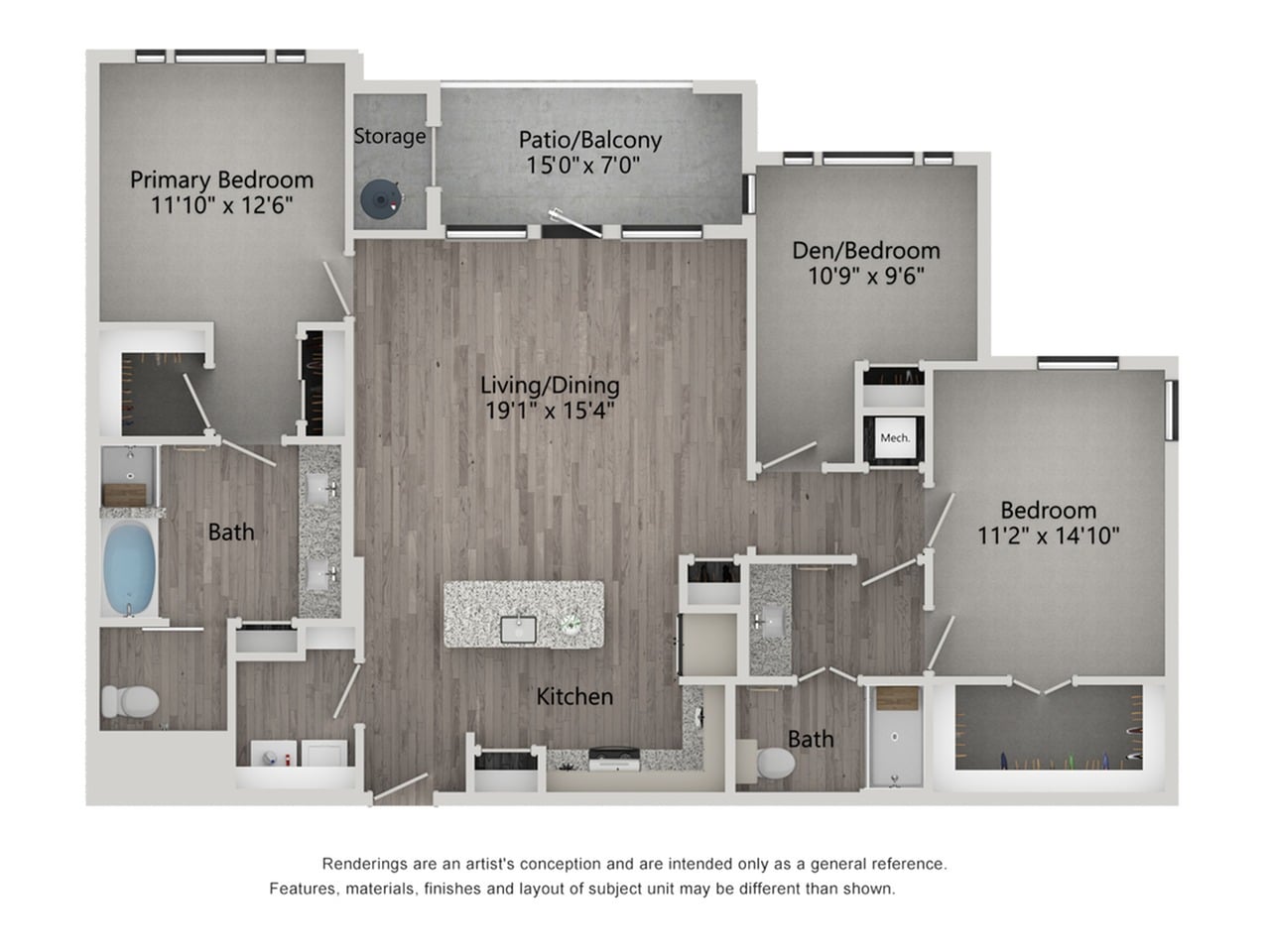 C1H floor plan