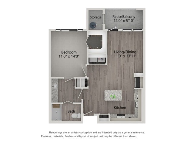 A2 floor plan