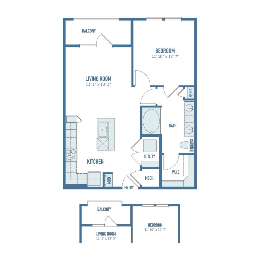 A2 floor plan