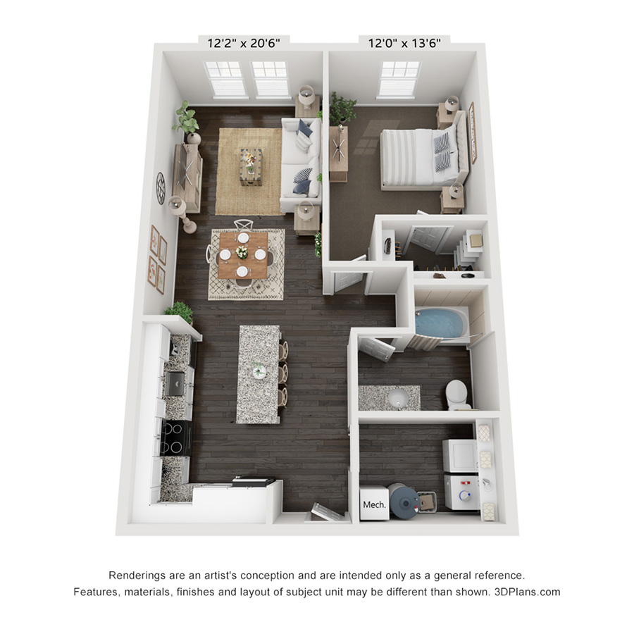 A2 floor plan