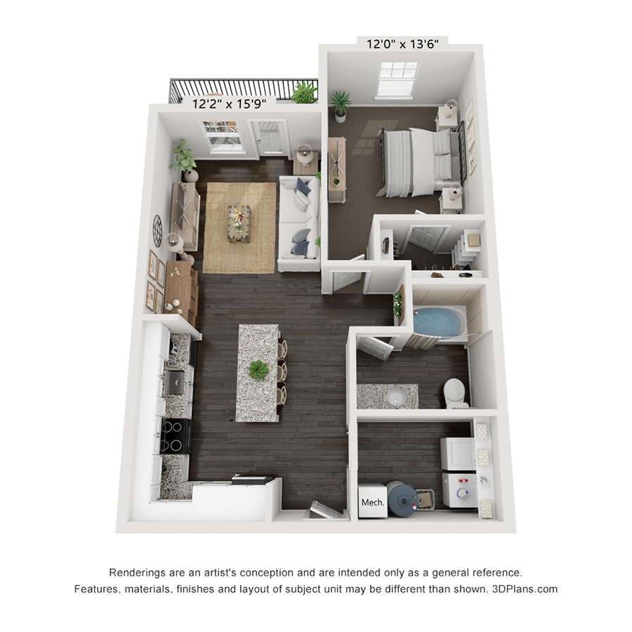 A1 floor plan
