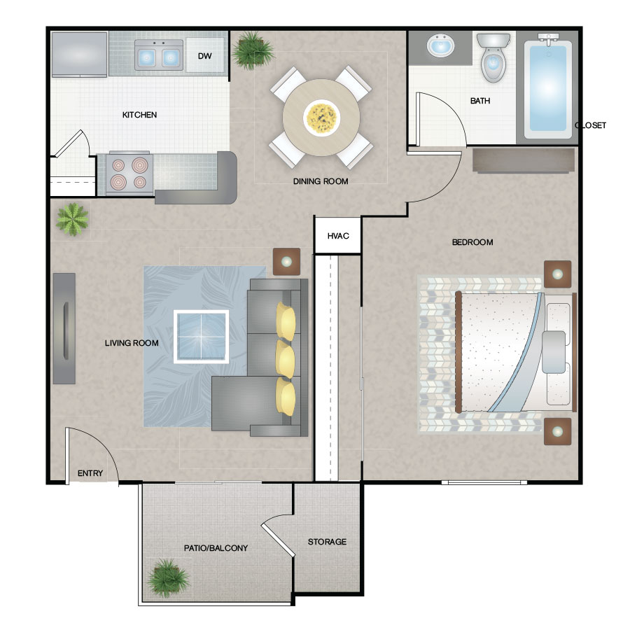 A2 floor plan