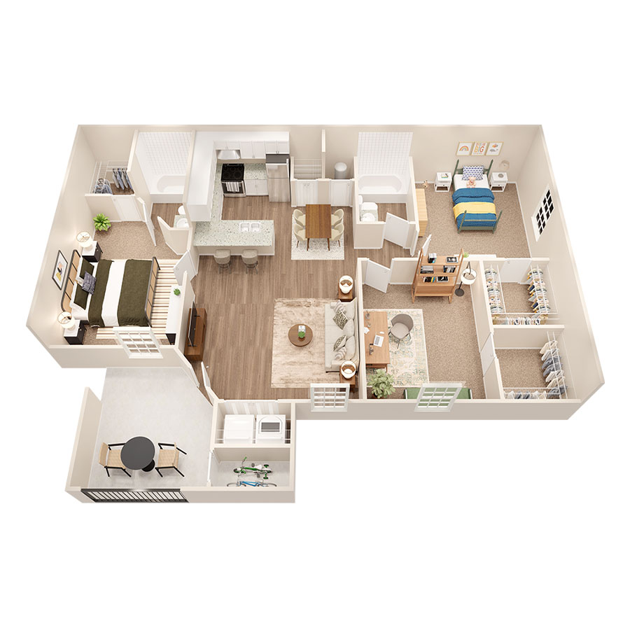 Terrain floor plan
