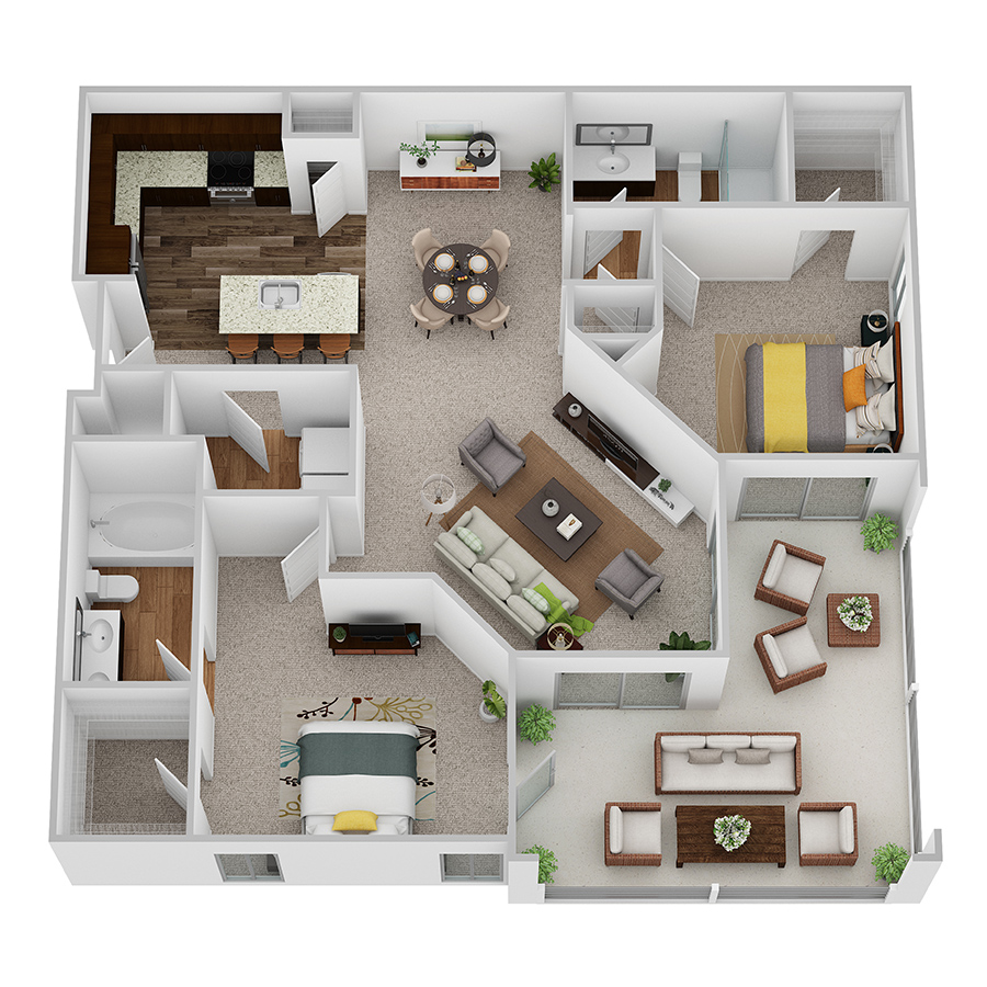 B floor plan