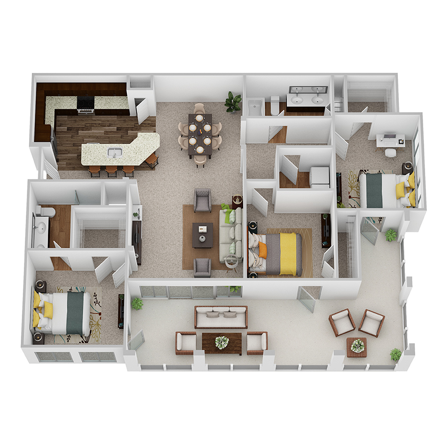 C floor plan