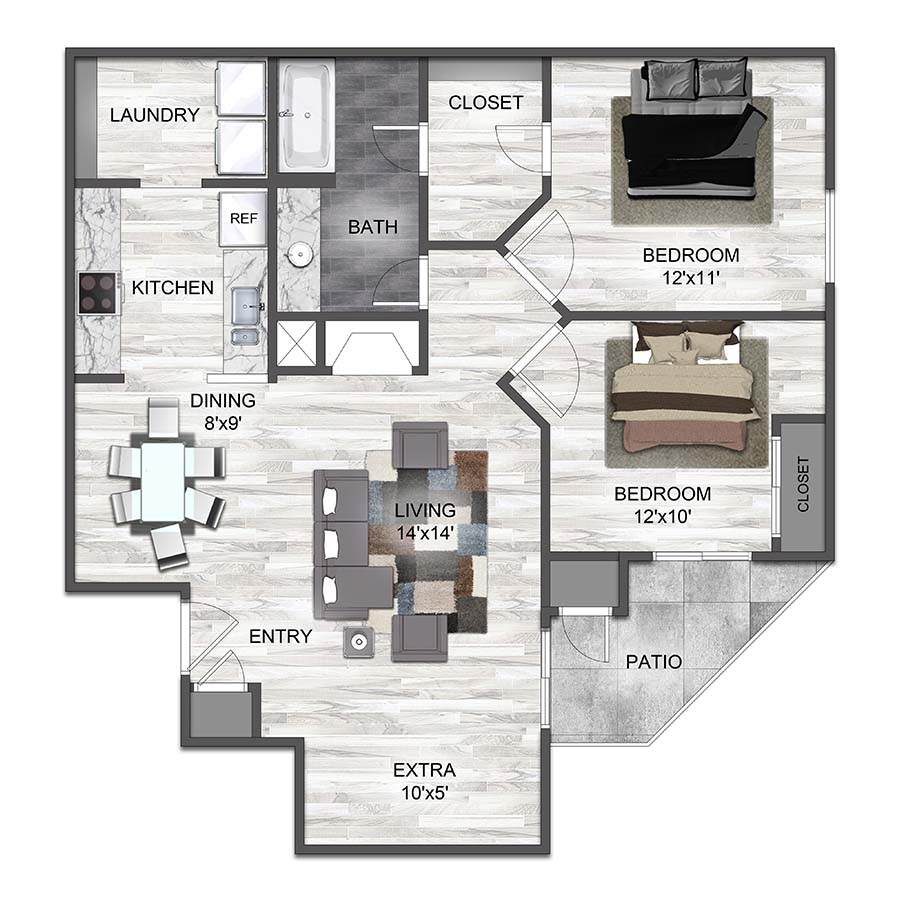 B1a floor plan