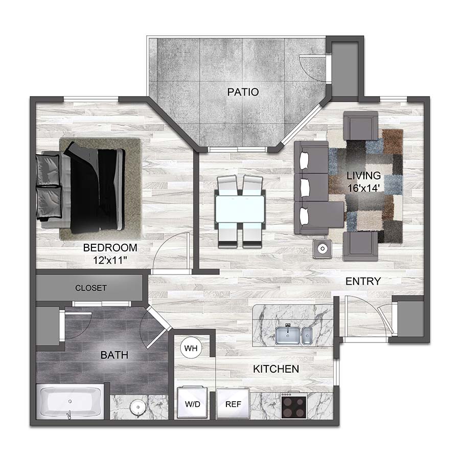 A2 floor plan