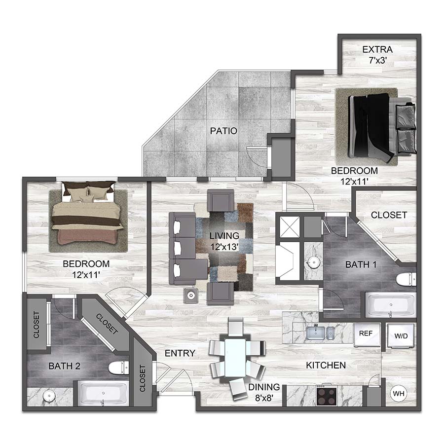 B2a floor plan