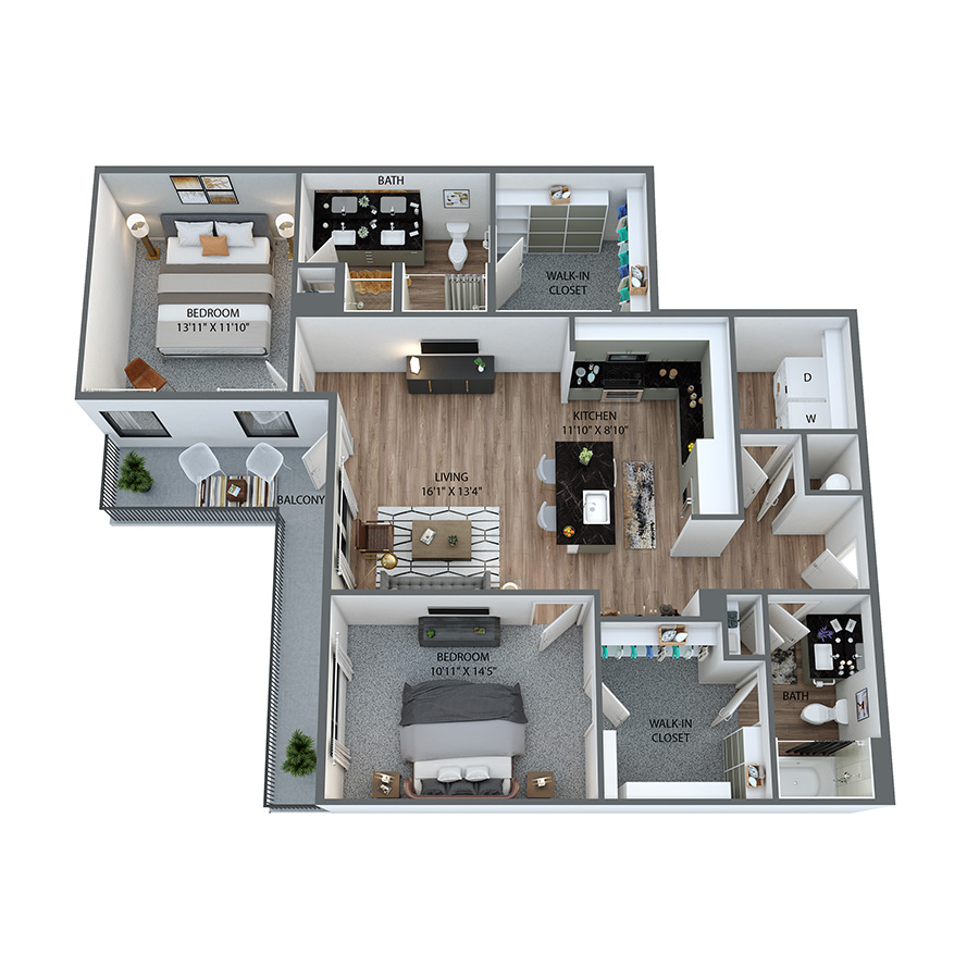 B3 Alt 1 floor plan