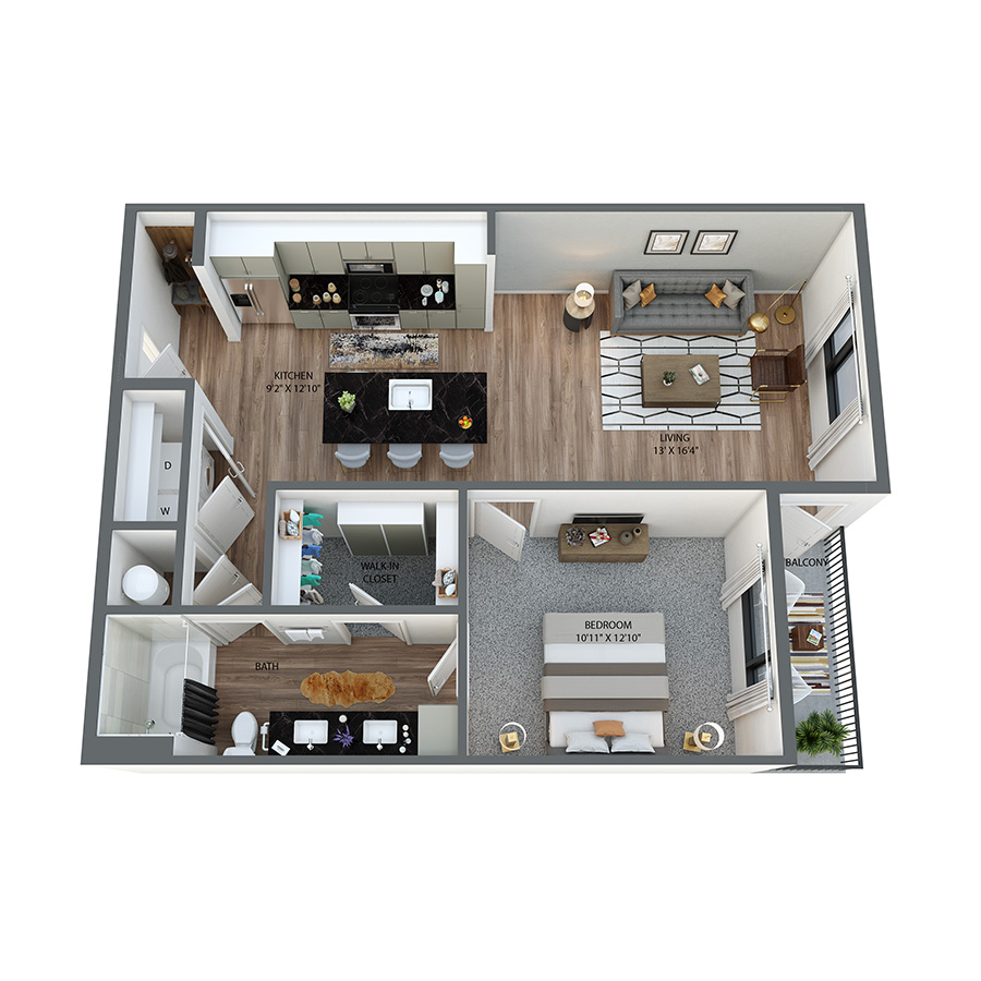 A2 floor plan