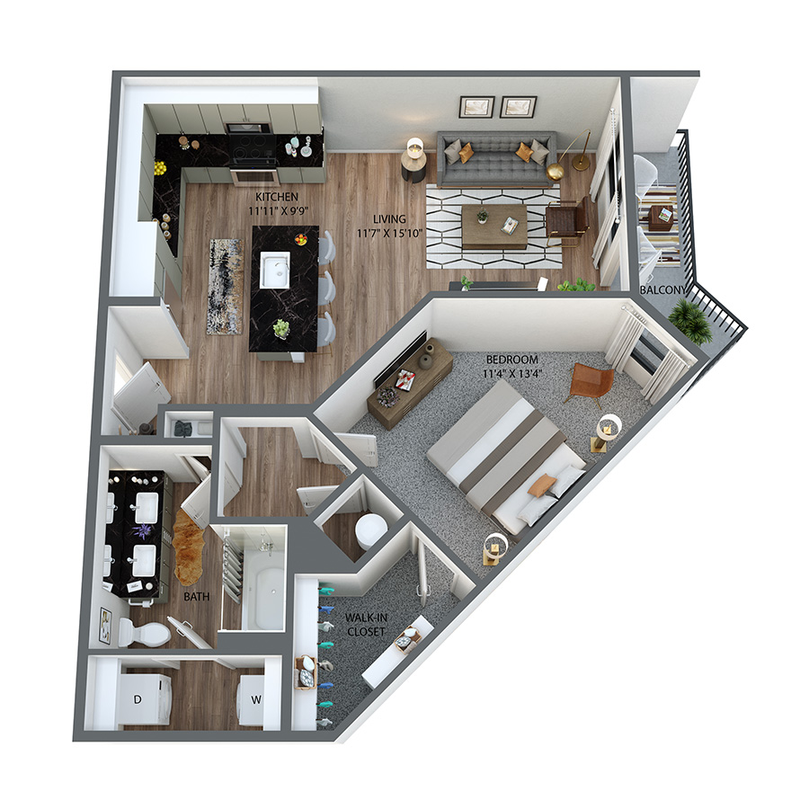 A3 Alt 1 floor plan
