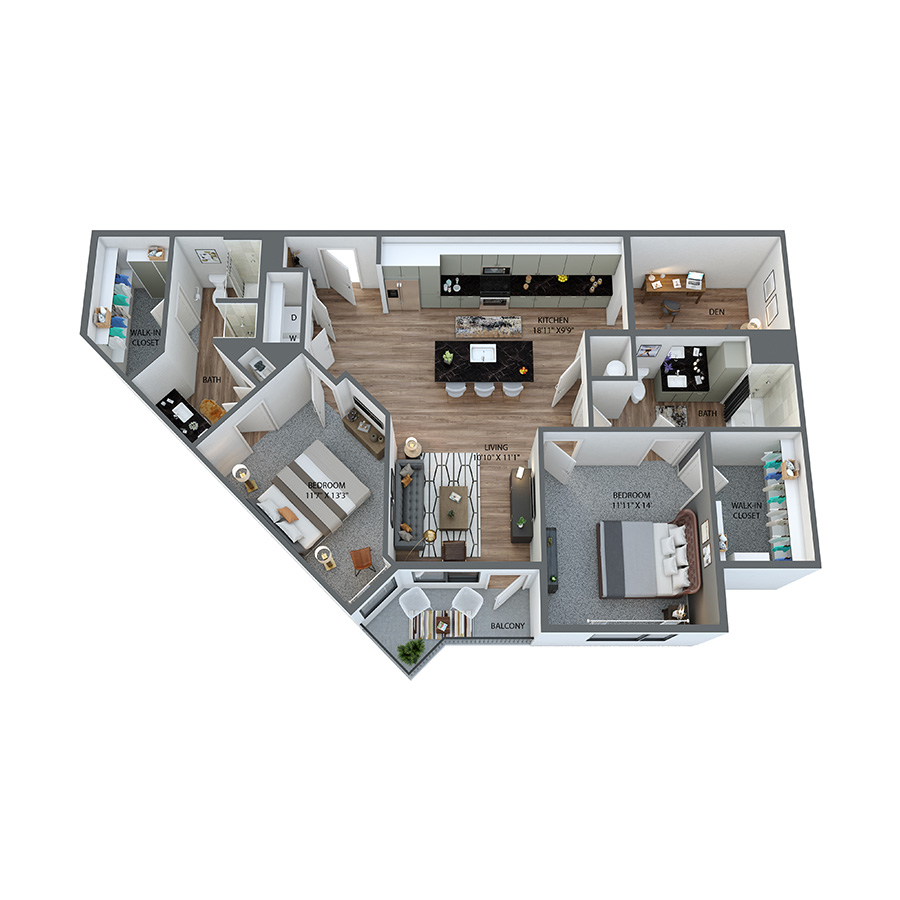B1 Alt 3 floor plan