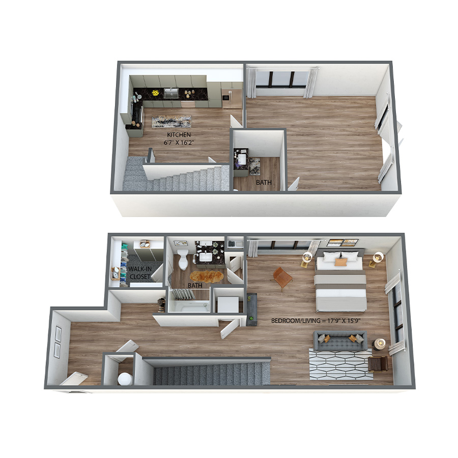 Townhome floor plan