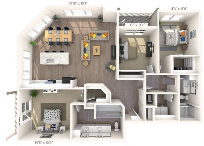 Virginian floor plan