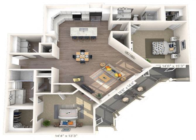 River floor plan