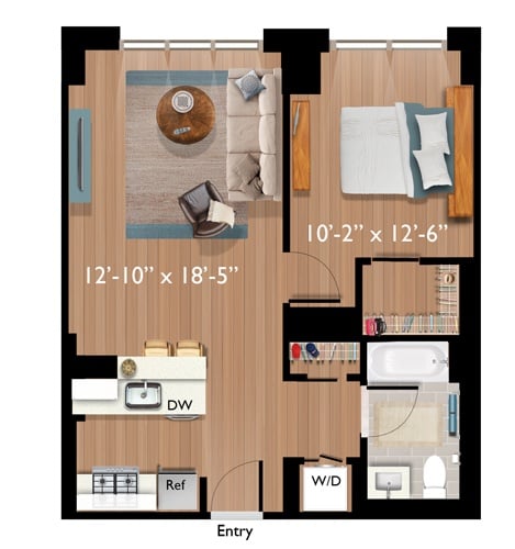 A6 floor plan