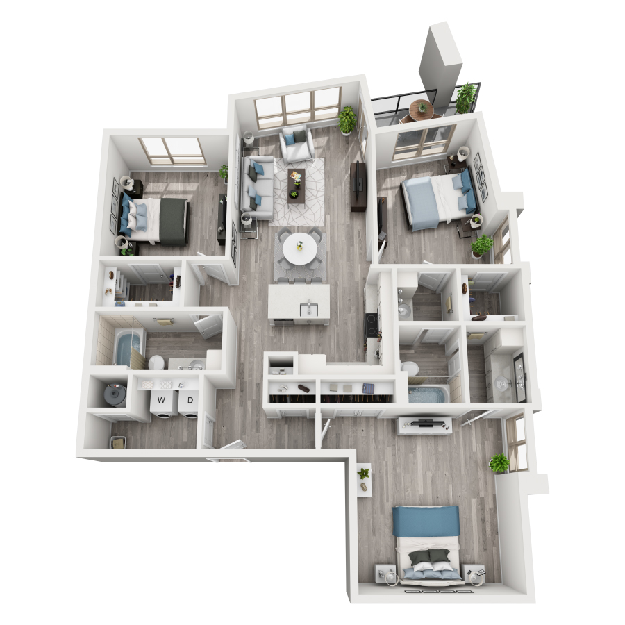 C1-HC floor plan