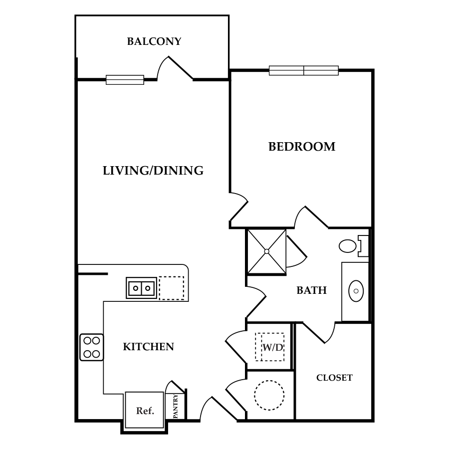 A2 floor plan