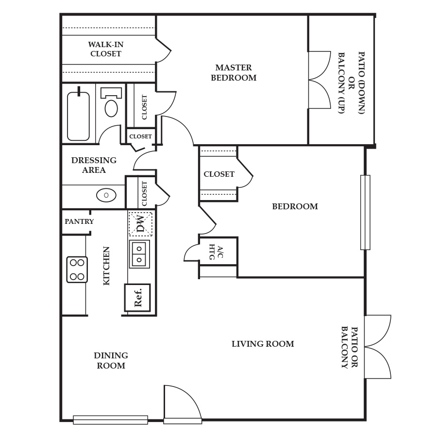 B floor plan