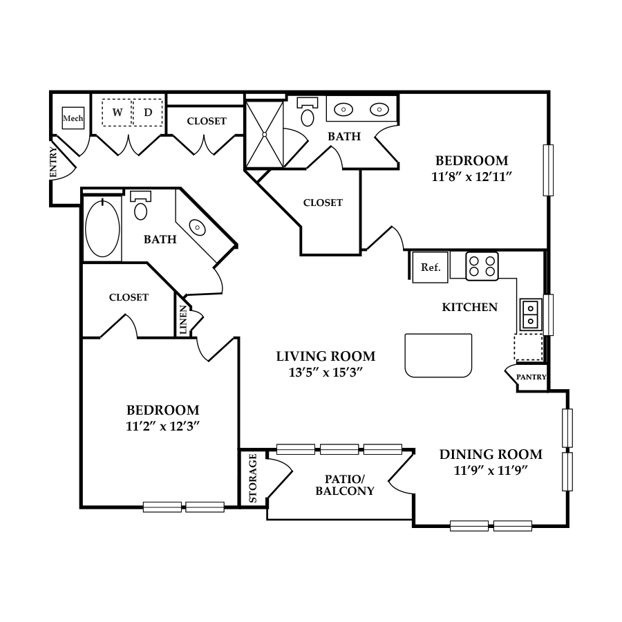 B6 floor plan