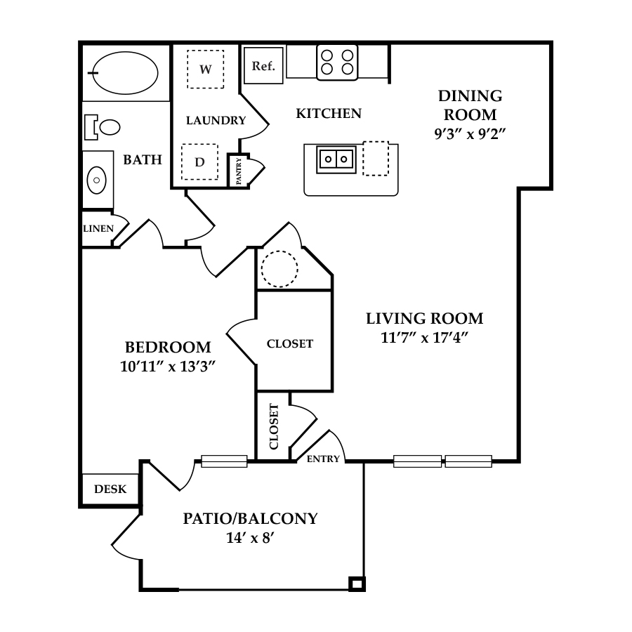 A6 floor plan