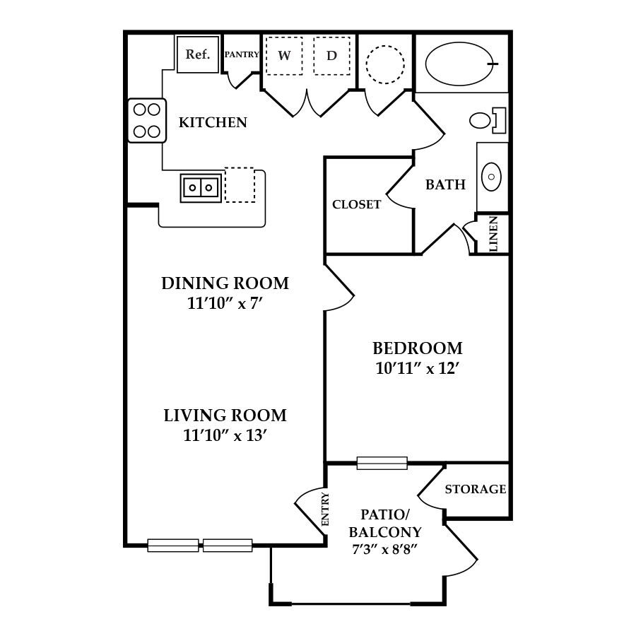A1 floor plan