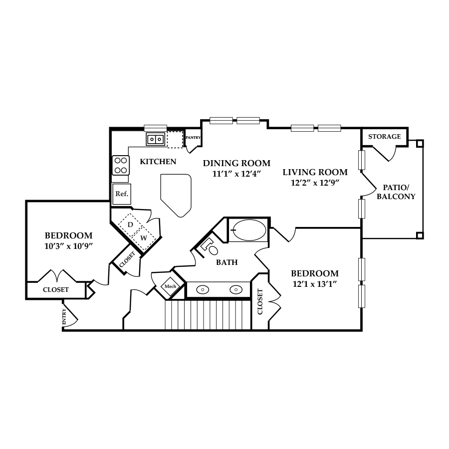 B2 floor plan