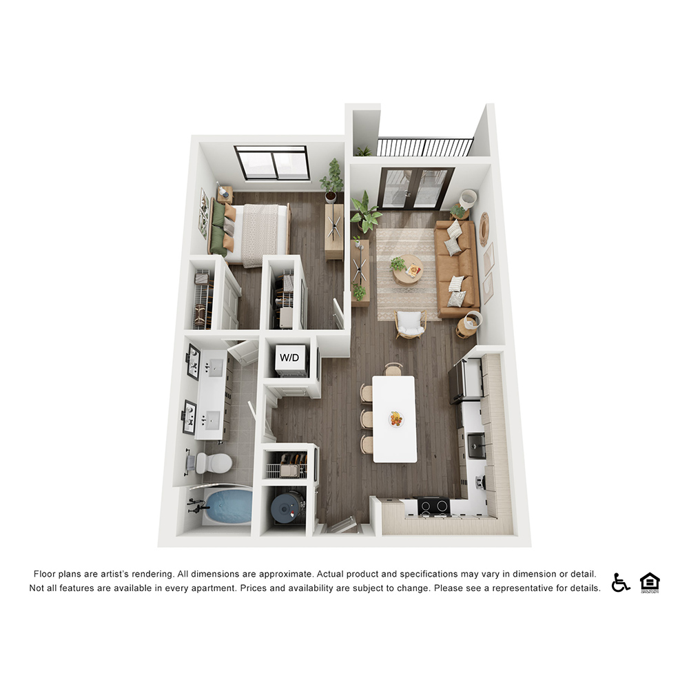 1C floor plan