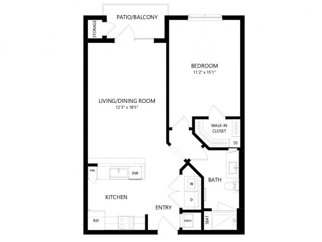 A1B floor plan
