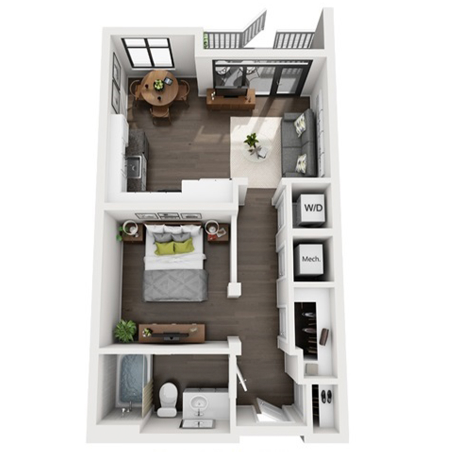 Suede floor plan