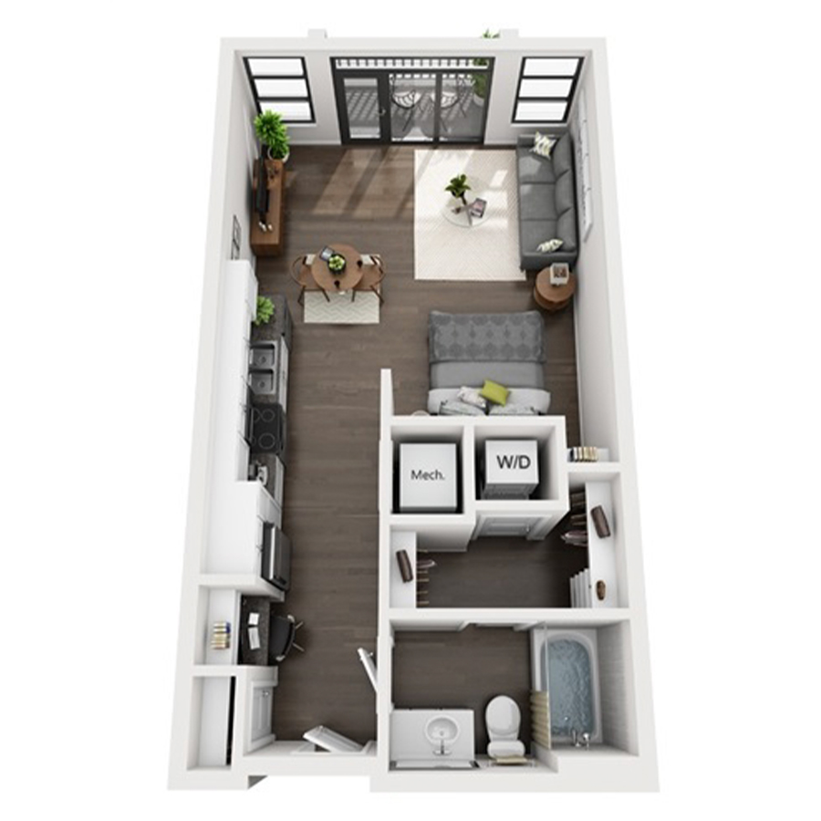Sheer floor plan