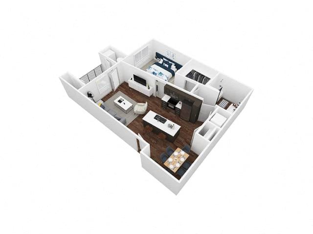 Travertine floor plan