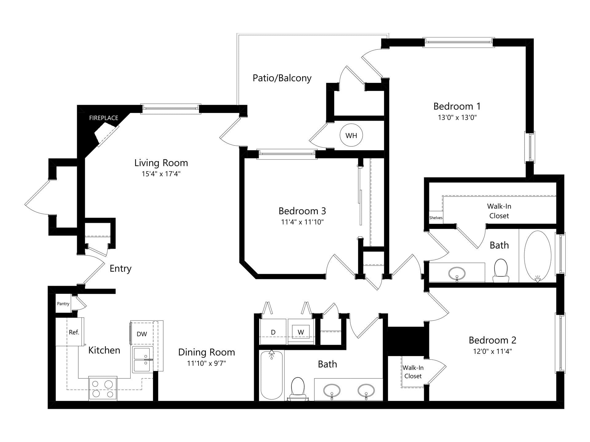 Rio de Janeiro floor plan