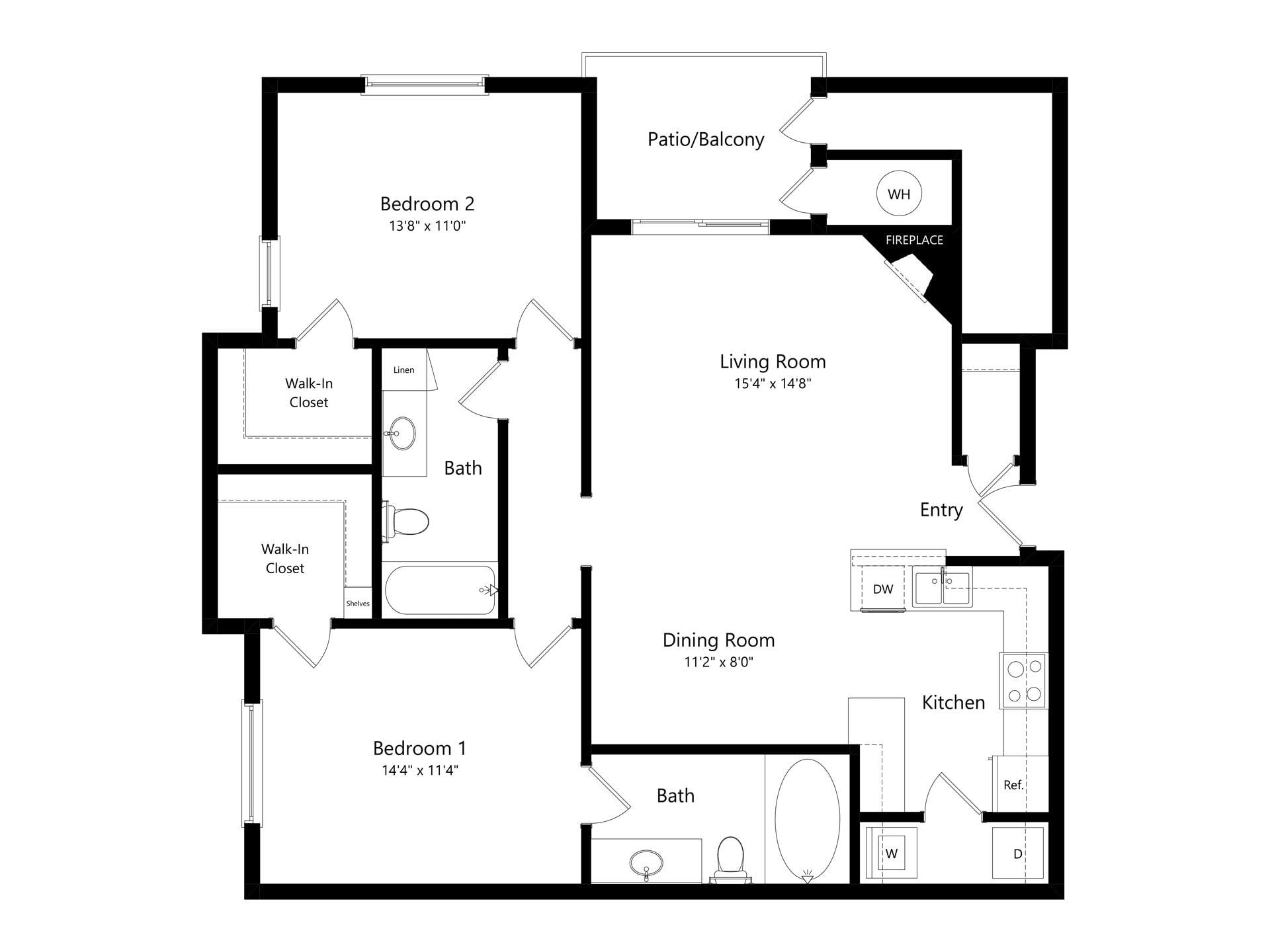 Yosemite BRE floor plan