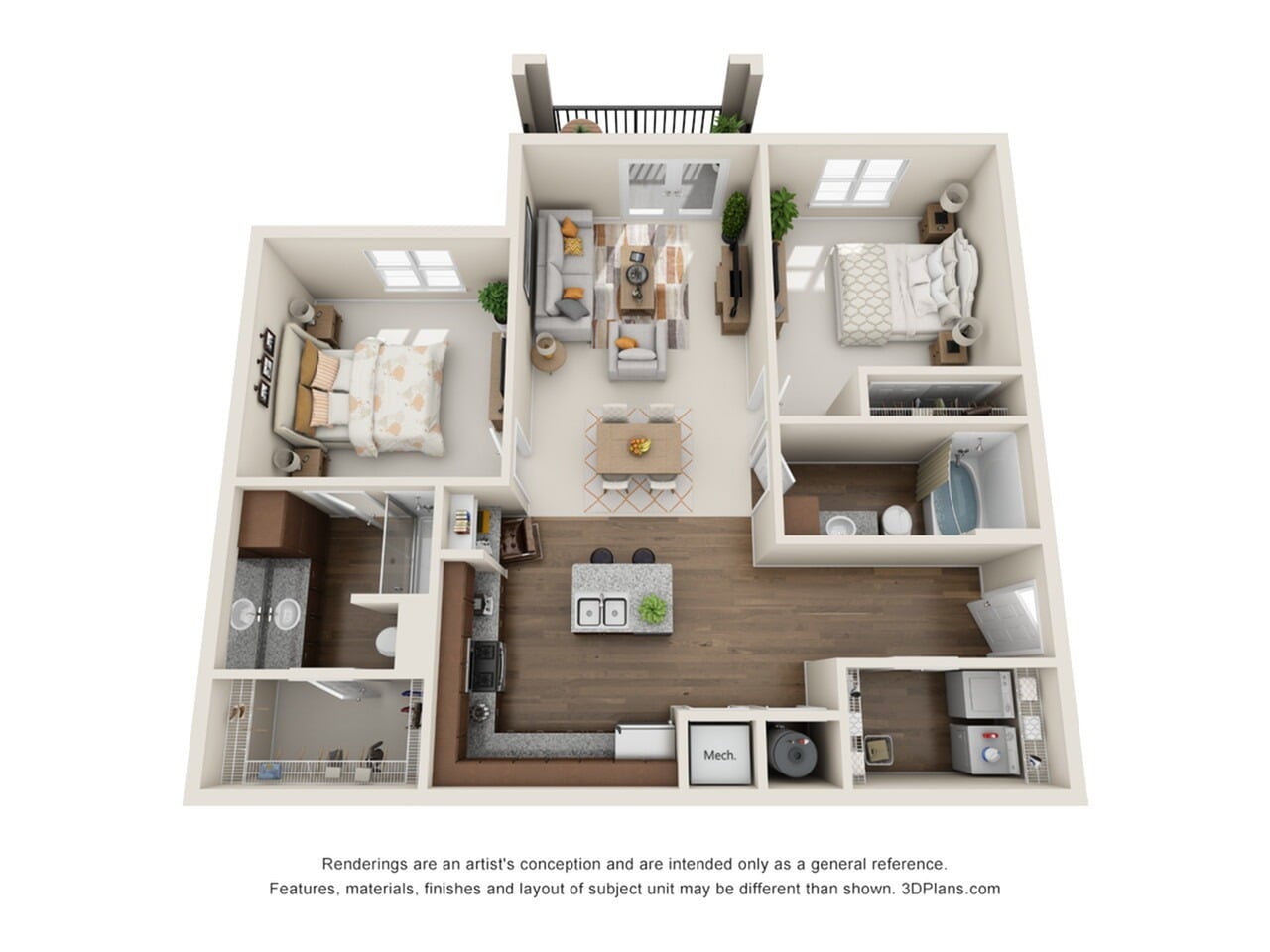 B2 floor plan