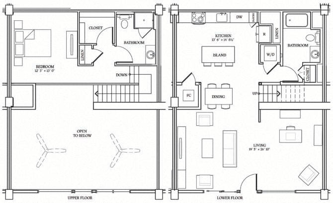 LIVE/WORK LOFT 7 floor plan