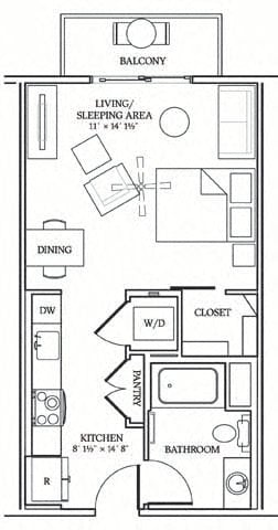 STUDIO 4 floor plan